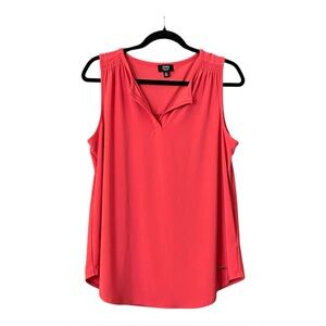 Jones New York Sleeveless Coral Top Size Medium